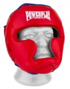 PowerPlay 22028 Боксерский шлем тренировочный PowerPlay 3068 PU + Amara Красно-Синий фото